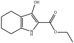 ethyl 3-hydroxy-4,5,6,7-tetrahydro-1H-indole-2-carboxylate Struktur