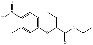 ethyl 2-(3-methyl-4-nitrophenoxy)butanoate Struktur