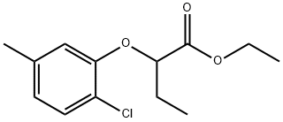 ethyl 2-(2-chloro-5-methylphenoxy)butanoate Struktur