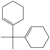 2,2-Bis(cyclohexenyl)propane Struktur