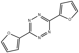 3,6-di(furan-2-yl)-1,2,4,5-tetrazine Struktur