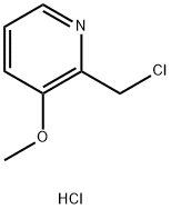 2-(クロロメチル)-3-メトキシピリジン塩酸塩 化學(xué)構(gòu)造式