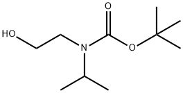 tert-butyl (2-hydroxyethyl)(isopropyl)carbamate Struktur