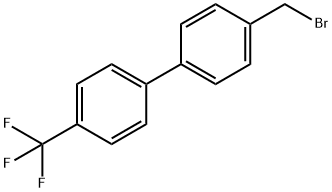 4-(bromomethyl)-4'-(trifluoromethyl)-1,1'-biphenyl Struktur