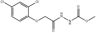 methyl 2-[(2,4-dichlorophenoxy)acetyl]hydrazinecarboxylate Struktur