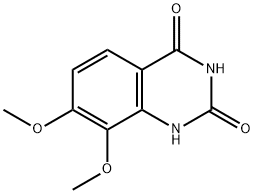 2,4(1H,3H)-Quinazolinedione, 7,8-Dimethoxy- Struktur