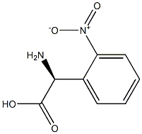 (2S)-2-AMINO-2-(2-NITROPHENYL)ACETIC ACID Struktur