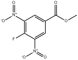 methyl 4-fluoro-3,5-dinitrobenzoate Struktur