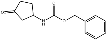 benzyl 3-oxocyclopentylcarbamate Struktur