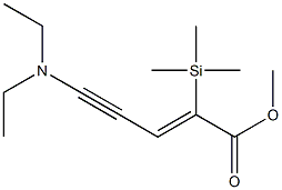 2-Penten-4-ynoic acid, 5-(diethylamino)-2-(trimethylsilyl)-, methyl ester,  (Z)-