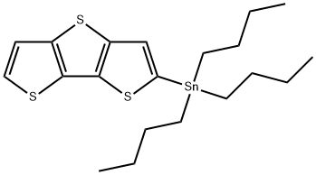 tributyl(dithieno[3,2-b:2',3'-d]thiophen-2-yl)stannane Struktur