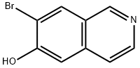 7-bromo-6-Isoquinolinol Struktur