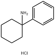 1-Phenylcyclohexanamine hydrochloride Struktur