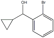 (2-bromophenyl)(cyclopropyl)methanol Struktur