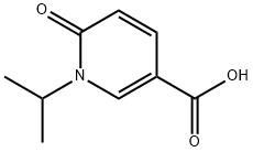 1-isopropyl-6-oxo-1,6-dihydropyridine-3-carboxylic acid Struktur