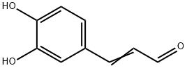 3,4-dihydroxycinnamaldehyde Struktur