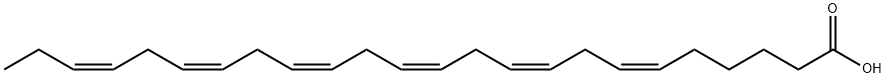 (6Z,9Z,12Z,15Z,18Z,21Z)-Tetracosahexaenoic Acid Struktur