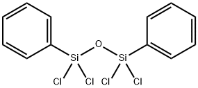 1,1,3,3-Tetrachloro-1,3-Diphenyl Disiloxane Struktur