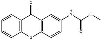 methyl (9-oxo-9H-thioxanthen-2-yl)carbamate Struktur