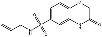 3-oxo-N-(prop-2-en-1-yl)-3,4-dihydro-2H-1,4-benzoxazine-6-sulfonamide Struktur