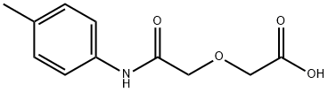 {2-[(4-methylphenyl)amino]-2-oxoethoxy}acetic acid Struktur