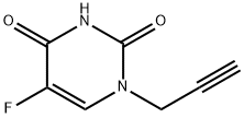 5-Fluoro-1-(2-propyn-1-yl)-2,4(1H,3H)-pyrimidinedione Struktur