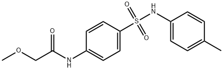 2-methoxy-N-{4-[(4-methylphenyl)sulfamoyl]phenyl}acetamide Struktur