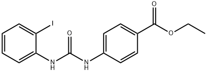 ethyl 4-(3-(2-iodophenyl)ureido)benzoate Struktur