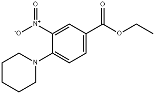 ethyl 3-nitro-4-(piperidin-1-yl)benzoate Struktur