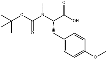 N-Boc-N-methyl-4-methoxy-L-phenylalanine Struktur