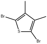 2,5-Dibromo-3,4-dimethylthiophene Struktur