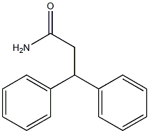 3,3-diphenylpropanamide 結(jié)構(gòu)式