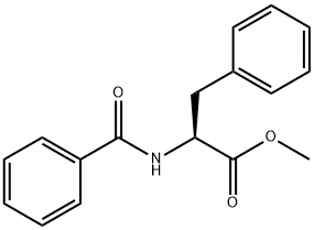 methyl 2-benzoylamino-3-phenylpropyionate Struktur