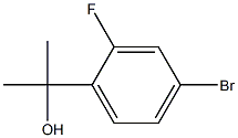 2-(4-bromo-2-fluorophenyl)propan-2-ol Struktur