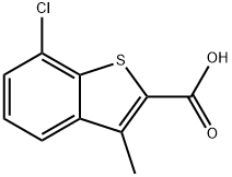 7-Chloro-3-methylbenzo[b]thiophene-2-carboxylic acid Struktur