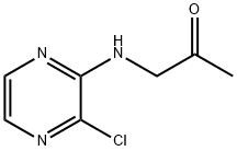 1-[(3-chloro-2-pyrazinyl)amino]-2-propanone Struktur