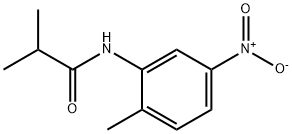 2-methyl-N-(2-methyl-5-nitrophenyl)propanamide Struktur