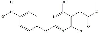 [4,6-dihydroxy-2-(4-nitrobenzyl)pyrimidin-5-yl]acetic acid methyl ester