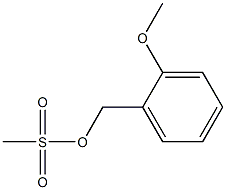 Benzenemethanol, 2-methoxy-, 1-methansulfonate Struktur