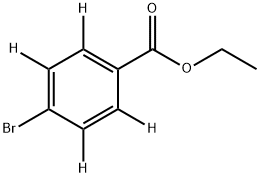 Ethyl 4-bromobenzoate D4 Struktur