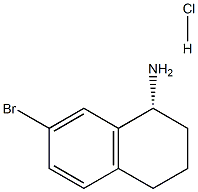 (R)-7-Bromo-1,2,3,4-tetrahydro-naphthalen-1-ylamine hydrochloride Struktur