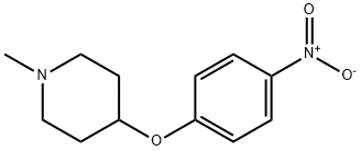 1-methyl-4-(4-nitrophenoxy)piperidine Struktur