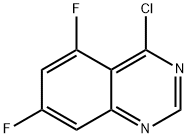 4-Chloro-5,7-difluoroquinazoline Struktur