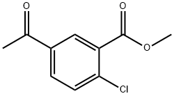 methyl 5-acetyl-2-chlorobenzoate Struktur