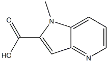 1-METHYL-1H-PYRROLO[3,2-B]PYRIDINE-2-CARBOXYLIC ACID Struktur