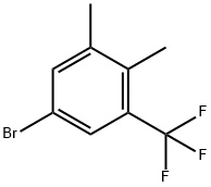 5-bromo-1,2-dimethyl-3-(trifluoromethyl)benzene Struktur