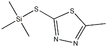 1,3,4-Thiadiazole, 2-methyl-5-[(trimethylsilyl)thio]- Struktur