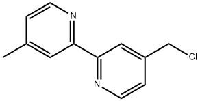 4-(Chloromethyl)-4'-methyl-2,2'-bipyridyl Struktur