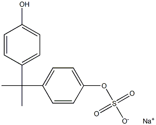 Bisphenol A sulfate sodium salt Struktur