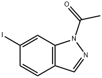 1-(6-iodo-1H-indazol-1-yl)ethanone Struktur